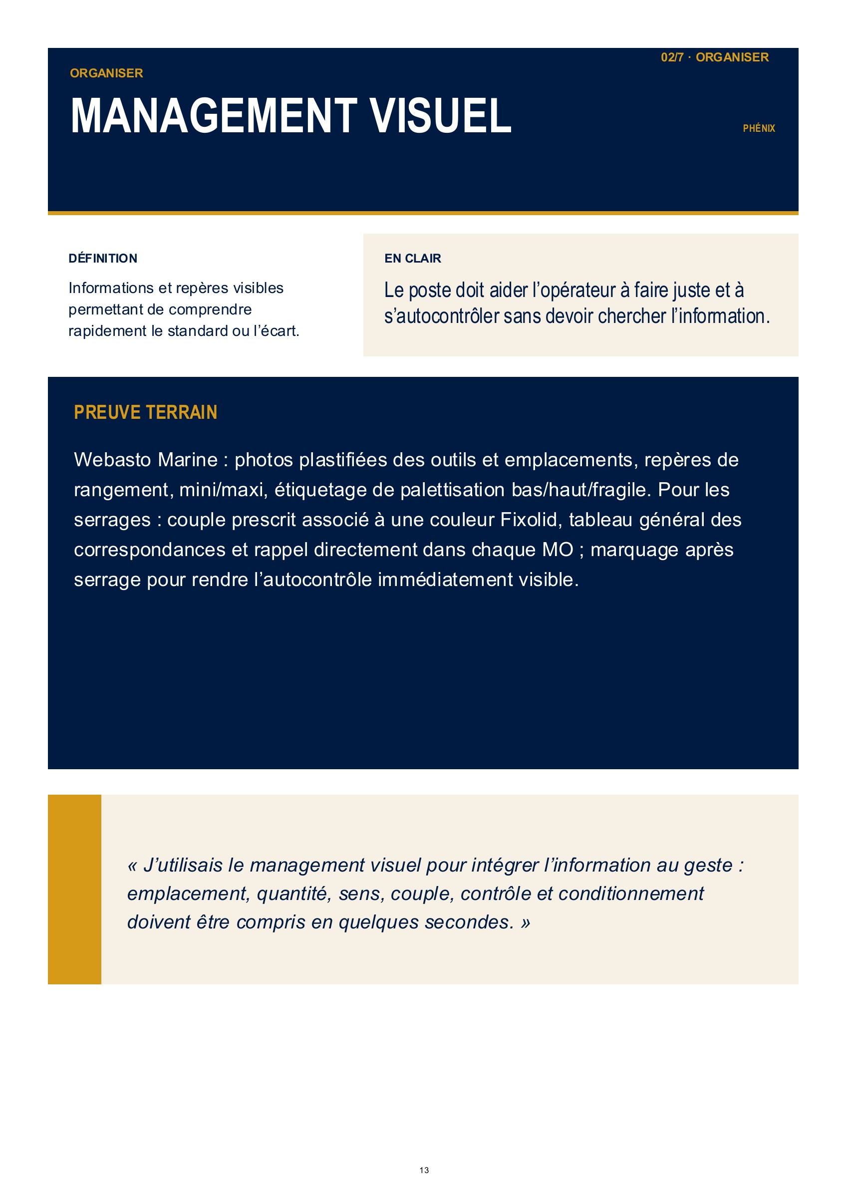 Guide terrain de Ludovic Lebas — page 13 sur 34. Version PDF accessible en bas de l’écran ou du document.