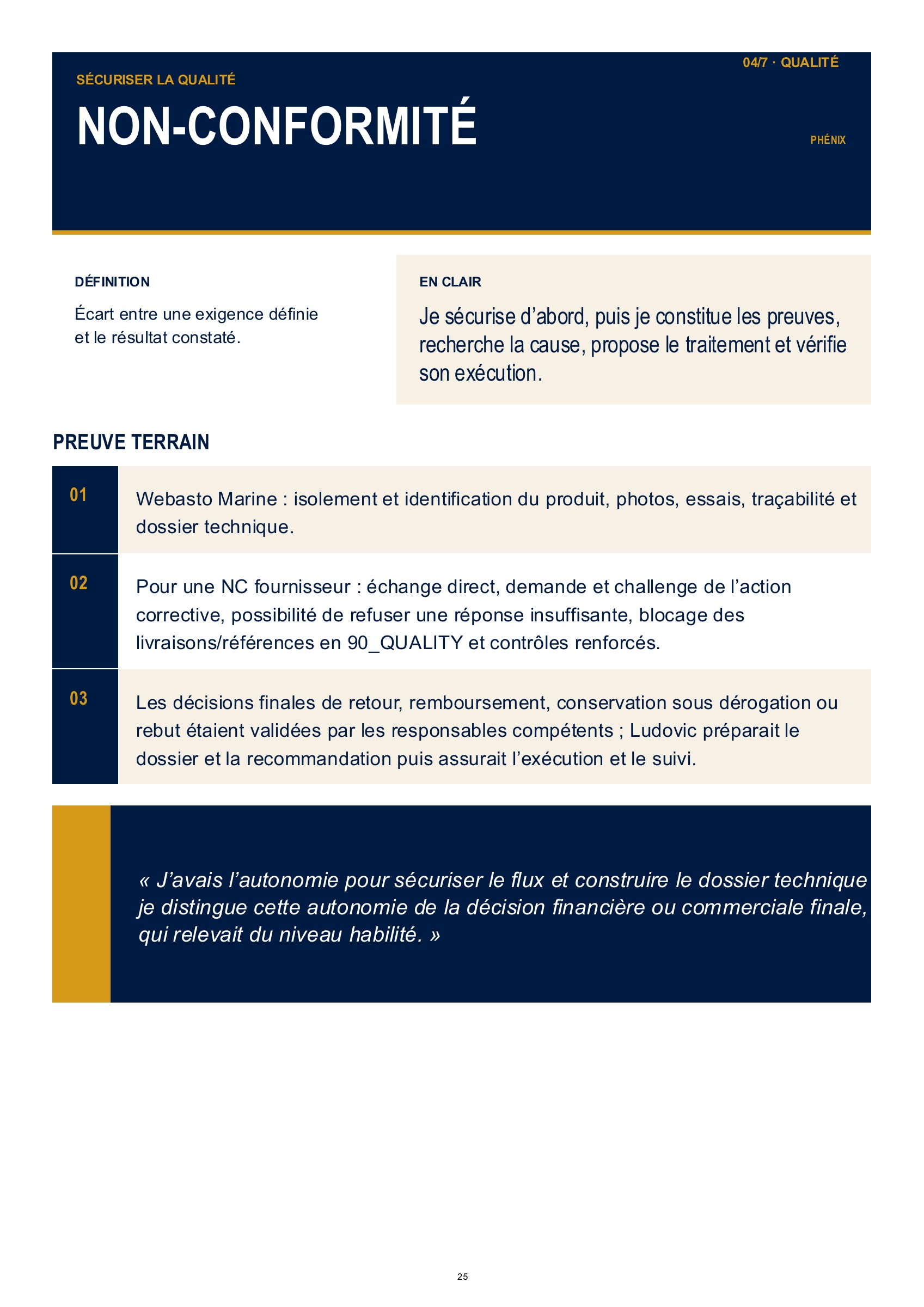 Guide terrain de Ludovic Lebas — page 25 sur 34. Version PDF accessible en bas de l’écran ou du document.